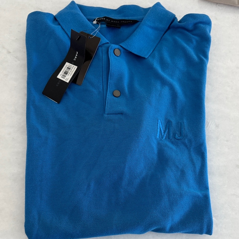 Marc Jacobs Vibrant Blue Polo Shirt